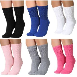 kit 12 Pares de Meia Frio Feminina Academia para Treino/Exercícios Coloridas