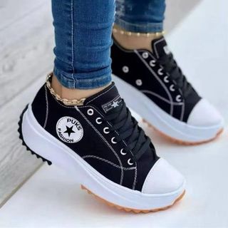 Tenis Feminino Plataforma Estrela Star Blogueirinha Run Lançamento Super Leve