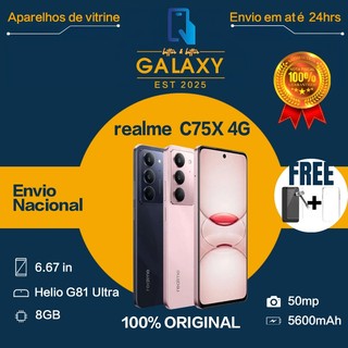 Celular Realme C75X 4G 8GB / 256GB Versão Global Original Envio Imediato!