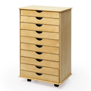 Organizador Madeira Mdf Casa Escritório Organizadores Porta Papel Sulfite Folhas A4 10 Gavetas