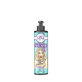 Matizador Condicionador 3D Platinado Gota Dourada 120 ml