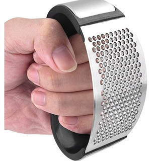 Espremedor Amassador Triturador De Alho Inox Manual Cozinha