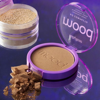 Pó Compacto Mood Ruby Rose Cobertura Aveludado Matte