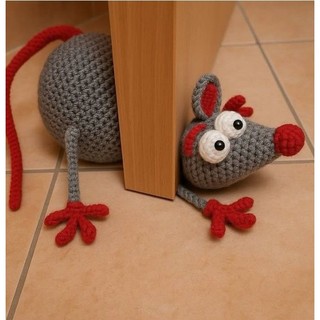 Peso de porta croche segura porta encosto de porta amigurumi