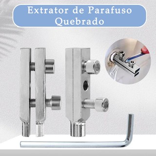 Extrator De Rosca De Tubo Quebrado, Ferramenta Compacta De Desmontagem De Válvula De Ângulo De Torneira De Repar