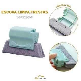 Escova de Limpeza Multiuso Cantos Frestas Trilhos de Janelas Fogão Cozinha Rodapés Rejuntes