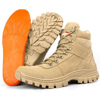 Bota Masculina Coturno Militar Adventure Desert Lançamento Oferta