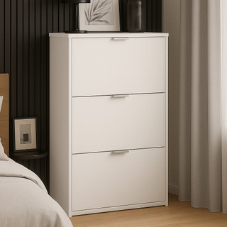 Sapateira 3 Portas Organizadora Multiuso Para Sapatos Quarto Sala Estante Sapato Apartamento Casa