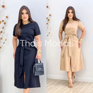 Conjunto Saia Longa e Blusa em Alfaiataria 002