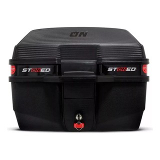 Bau Moto Bauleto Stoned 35 Litros Com Base Universal Traseiro