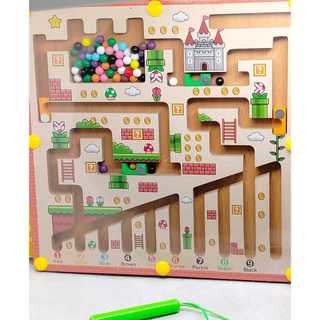 Brinquedo Educativo Magnético Madeira