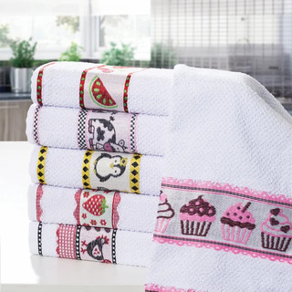 Jogo/Kit 12, 10 ou 7 Pano de Prato Copa Atoalhado Jacquard Cozinha Grande 100% Algodão Gourmet