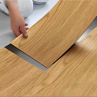 Kit 20 até 100 Placas Piso Painel Revestimento Auto Colante Mdf Vinílico Adesivo Lavável Madeira 45x11-cm