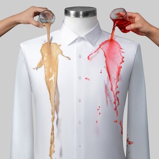 Camisa Social Masculina Manga Longa Não Amassa Slim Estilosa BROSSARD Blusa Respirável Impermeável