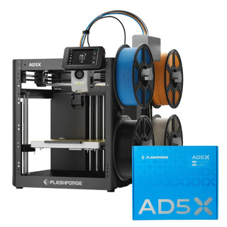 Impressora 3D Flashforge AD5X Multicor core X Y + Kit Gabinete Incluso