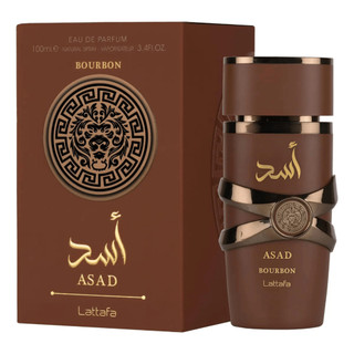 Perfume Asad Bourbon Marrom Árabe 100ml Masculino Embalagem de vidro lacrado