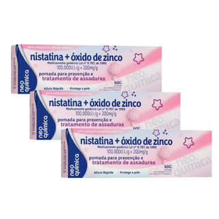 Kit Creme pomada para assadura com óxido de zinco 60g