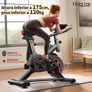 Bicicleta Ergométrica Spinning Bike mecânica suporta até 120 kg ideal para emagrecer em casa pedala V3