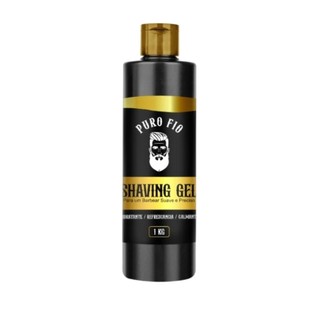 Shaving em Gel de Barbear Mentolado Puro Fio 1kg - Profissional, Barba Suave Sem Irritação