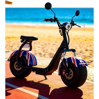 Scooter Elétrica Compacta Moto Bike Autopropelido Wehawk X7 1000W Bateria de Lítio 60V 12Ah