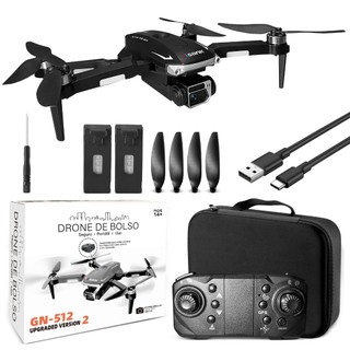🎯 Drone ZD012 GPS | Câmera HD | 2 Baterias | Retorno Automático - Ideal para Gravações Aéreas