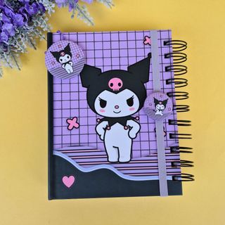 Especial A6 Kuromi Personalizado | To Do List | Bloquinhos | Planner Semanal ou Caderno Pautado