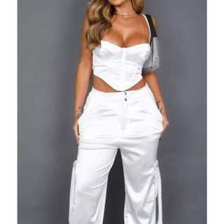 CONJUNTO CALÇA JOGUER E CORSELET ESPATILHO