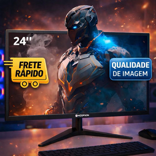 Monitor LED 24” Full HD HDMI VGA Alta Qualidade de Imagem Alta Performance – Ideal PC e Home Office