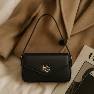 Bolsa Baguete Transversal Feminina Elegante com Alça Curta Pequena Varias Cores Moda Verao Ombro