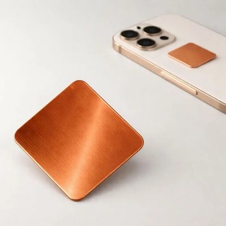 Mini Placa de Cobre Puro 3x3 Antiradiação para Celular Condutor e Dissipador