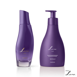 Luna Nuit Natura: Colônia Perfume Feminino 75ml + Hidratante Corporal Perfumado 300ml