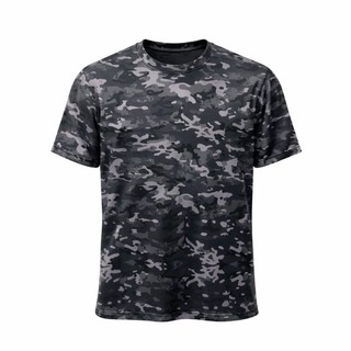 Camisa Masculina Dry Fit Camiseta Tática Camuflada Cinza Militar Treino Academia