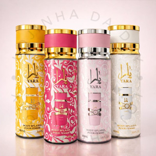 Yara Lataffa e Asad Lataffa Body Splash Árabe Perfume Corporal Premium Similar Árabe Mist Brume Dia e Noite