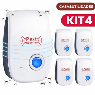 Repelente Eletrônico Ultrassônico para Ratos e Insetos Bivolt Uso Interno