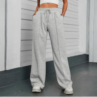 Calça pantalona moletom feminina