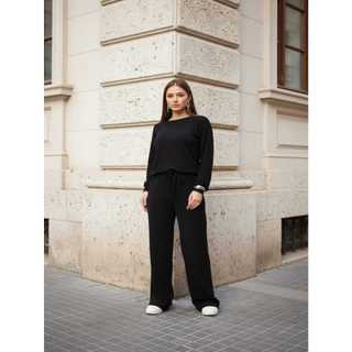Conjunto Femenino Lanzinha 2 Peças Blusa e Pantalona