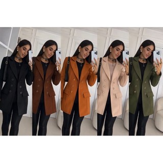 Casaco La Batida Luxo Elegante inverno