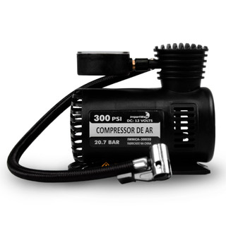 Mini Compressor Ar Automotivo Turbo 12v P/ Pneu Carro Moto Bicicleta Colchão Bola