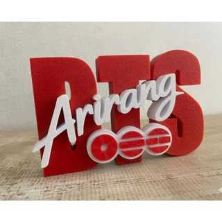Letreiro BTS Arirang - 12 cm - Edição Especial Comeback Fãs