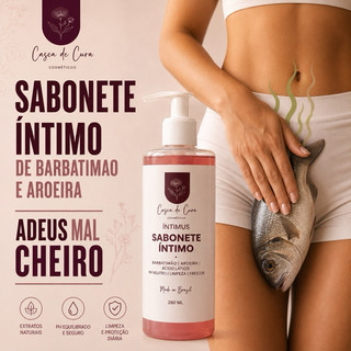 Sabonete Íntimo De Barbatimão e Aroeira Candidíase - 250ml