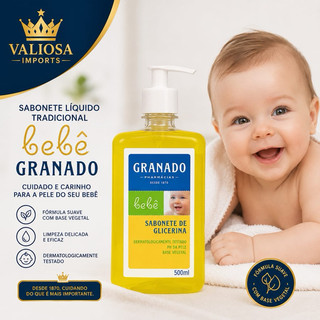 SABONETE LIQUIDO GRANADO Glicerina 500ML