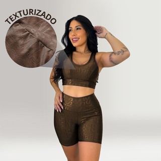 Conjunto Fitness de Short Academia CrossFit Treino Cintura Alta Arsenall Fitness