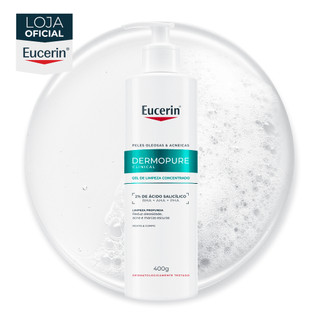 EUCERIN Gel de Limpeza Facial Antiacne Dermo Pure Concentrado 400ml