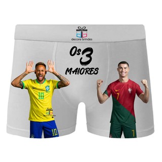 Cueca os três maiores Cristiano Ronaldo Messi - Haaland e Mbappé