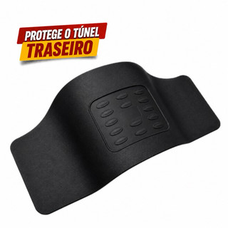 Tapete Túnel Traseiro Universal Antiderrapante PVC Proteção Carpete Carro Flash Tapetes