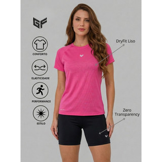 Conjunto de Academia Feminino: Camiseta Dry Fit + Short Curto Suplex Fitness Tecido Premium - Conjunto para Treinar