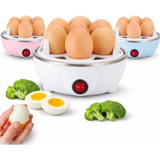 Cozedor de Ovos 110v/220v Elétrico Portátil Cozinha à Vapor Cozimento Rápido Envio Imediato Branco Azul Rosa