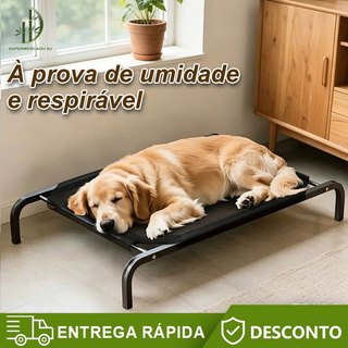 Cama pet impermeável Suspensa e Respirável Portátil Reforçada e Lavável - Quatro Estações