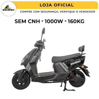 Scooter Moto Elétrica WeHawk Super WX-05G 1000W 60V 20Ah Bateria de Chumbo 🇧🇷