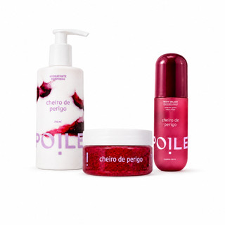 Linha Completa Cheiro de Perigo: Body Splash, Hidratante e Esfoliante - Spoiler